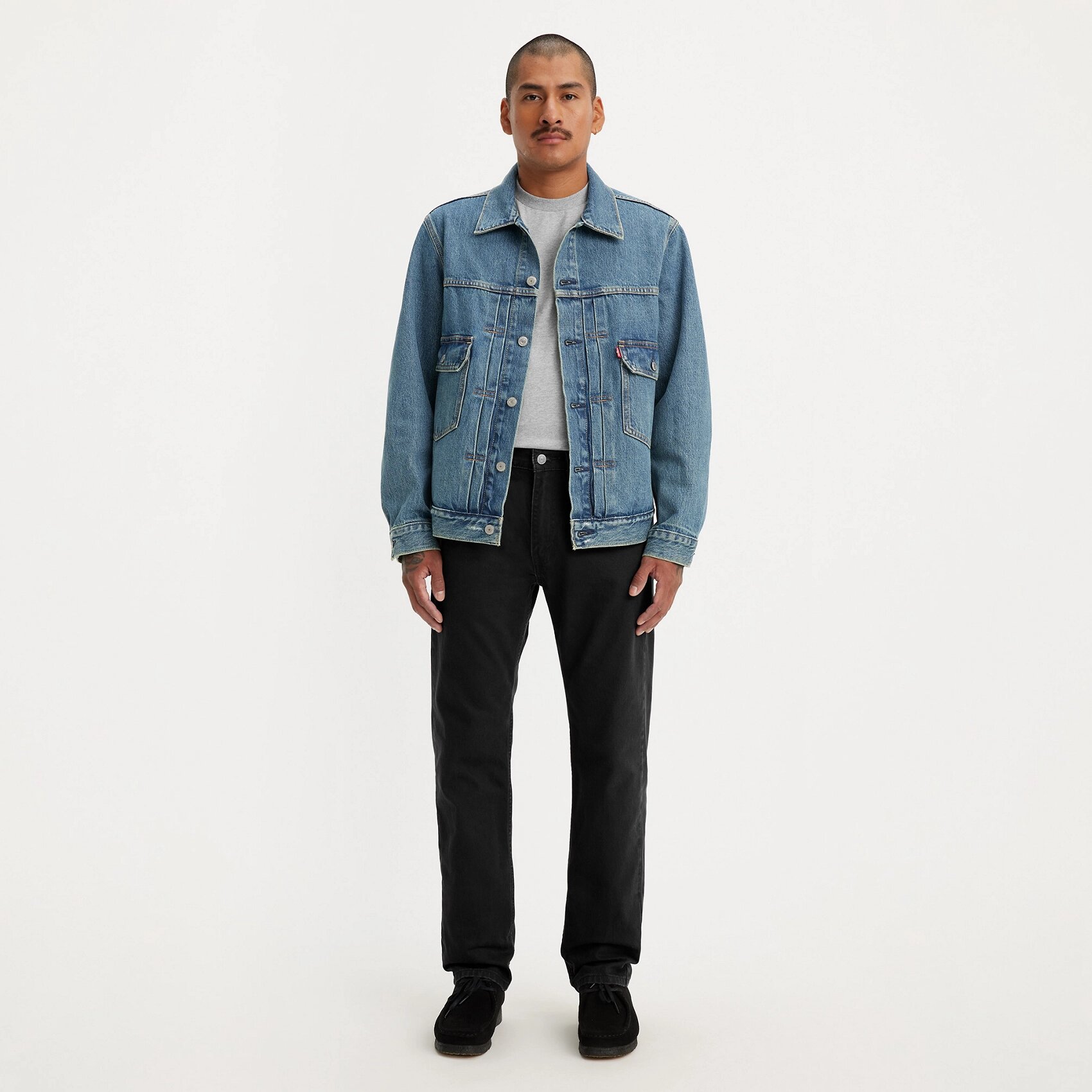 Джинсы классические Levi's, размер 32x32, черный