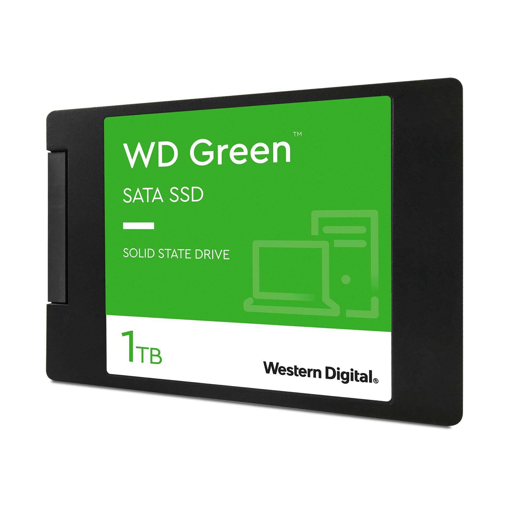 Внутренний SSD диск WD Green 1TB, SATA3, 2.5" (WDS100T3G0A) — фото 1