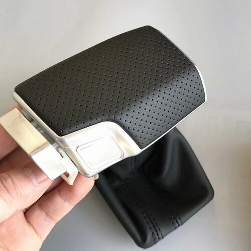 Автомобильная кожаная хромированная ручка переключения передач для AUDI A6 A7 A3 A4 A5 A6 c6 Q7 Q5 2009 2010 2011 2012 2014 4G1 713 139 R B 5085₽