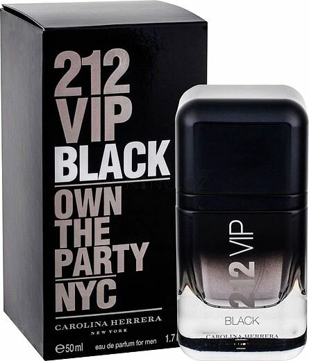 Carolina herrera 212 vip black 50ml парфюмерная вода мужская
