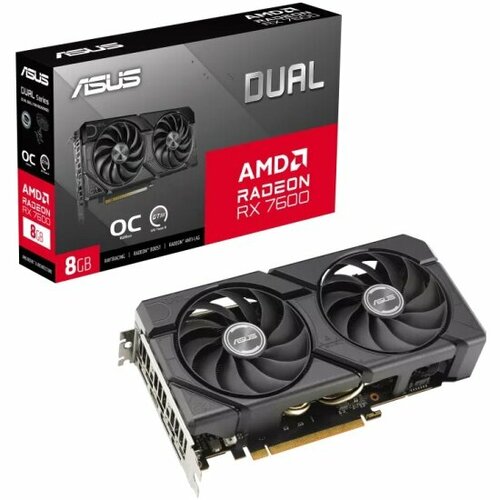 Видеокарта Asus Radeon RX 7600 DUAL OC 8G
