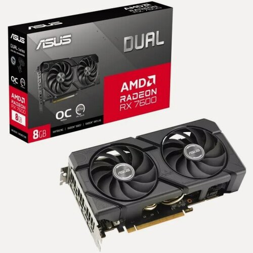 Изображение товара Видеокарта Asus Radeon RX 7600 DUAL OC 8G