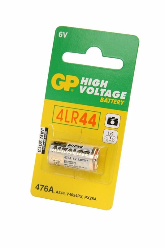 Батарейка 4LR44 GP High Voltage 476A-C1 BL1, 1шт.