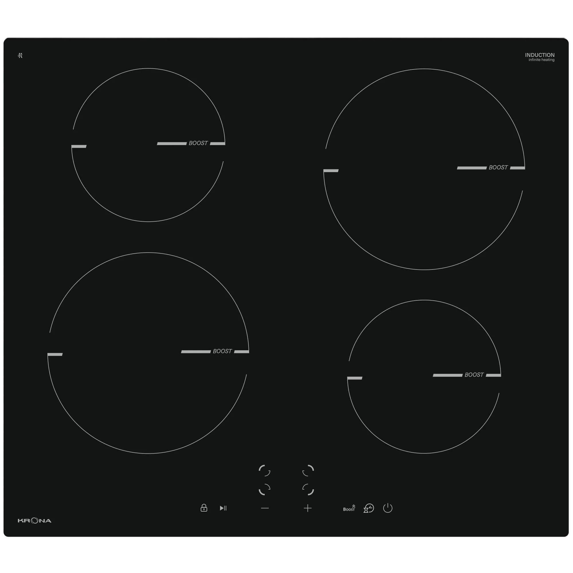 Индукционная варочная поверхность Krona MAGIER 60 BL 4BTK
