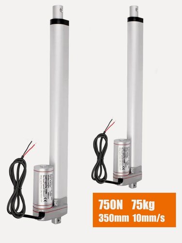 Изображение товара 2 шт Электропривод, привод 12 В, ход 350 мм. 75 кг 10mm/s Линейный привод