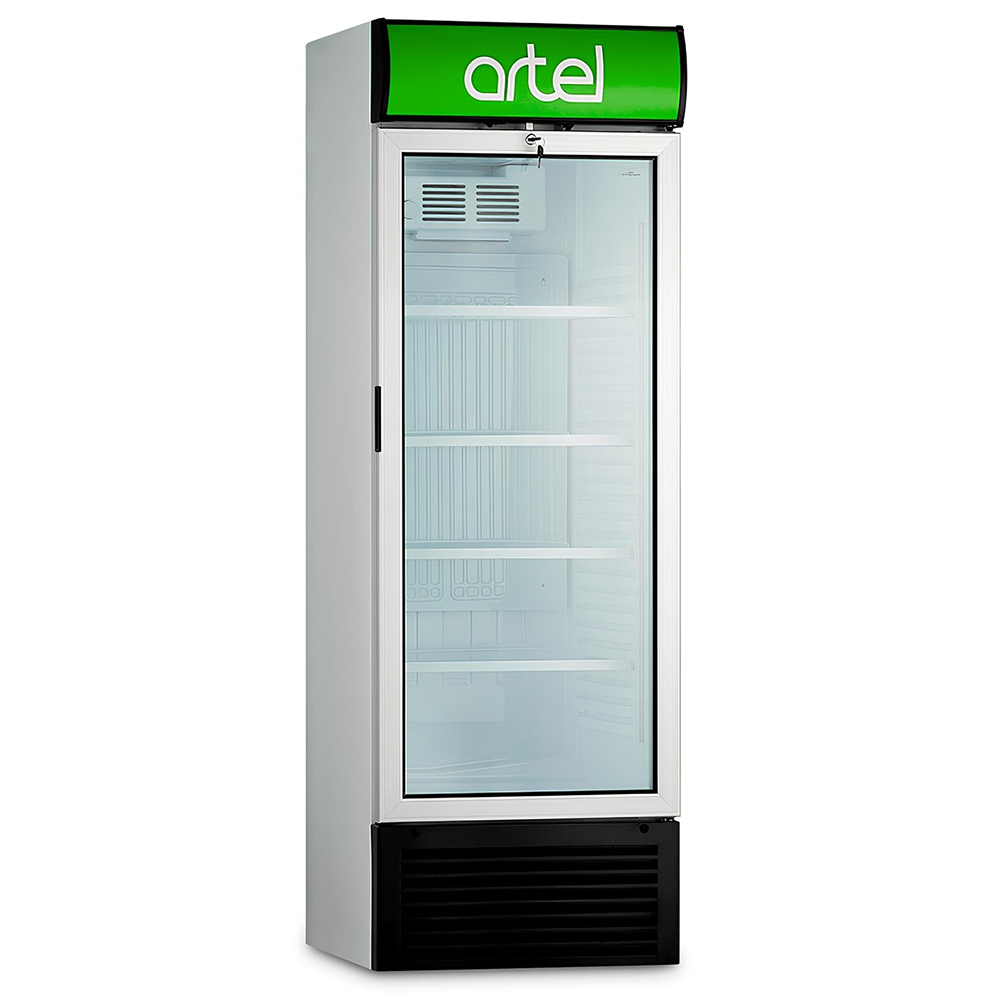 Витринный холодильник Artel HS474SN 18R, 380 л, 3 года гарантии