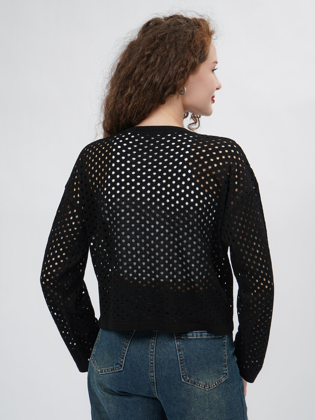 Джемпер , размер 42-46, черный — фото 1