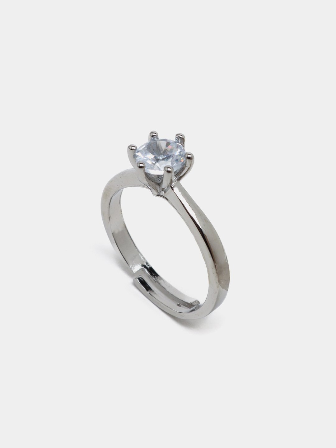 Кольцо-кулон, безразмерное, серебряный — фото 1