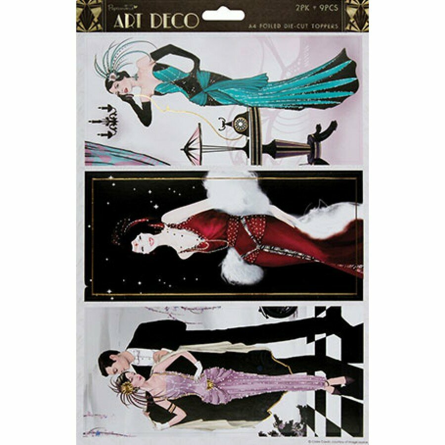 Набор высеченных элементов Балтимор Art Deco А4 (21,0 х 29,7 см) DOCRAFTS PMA157171