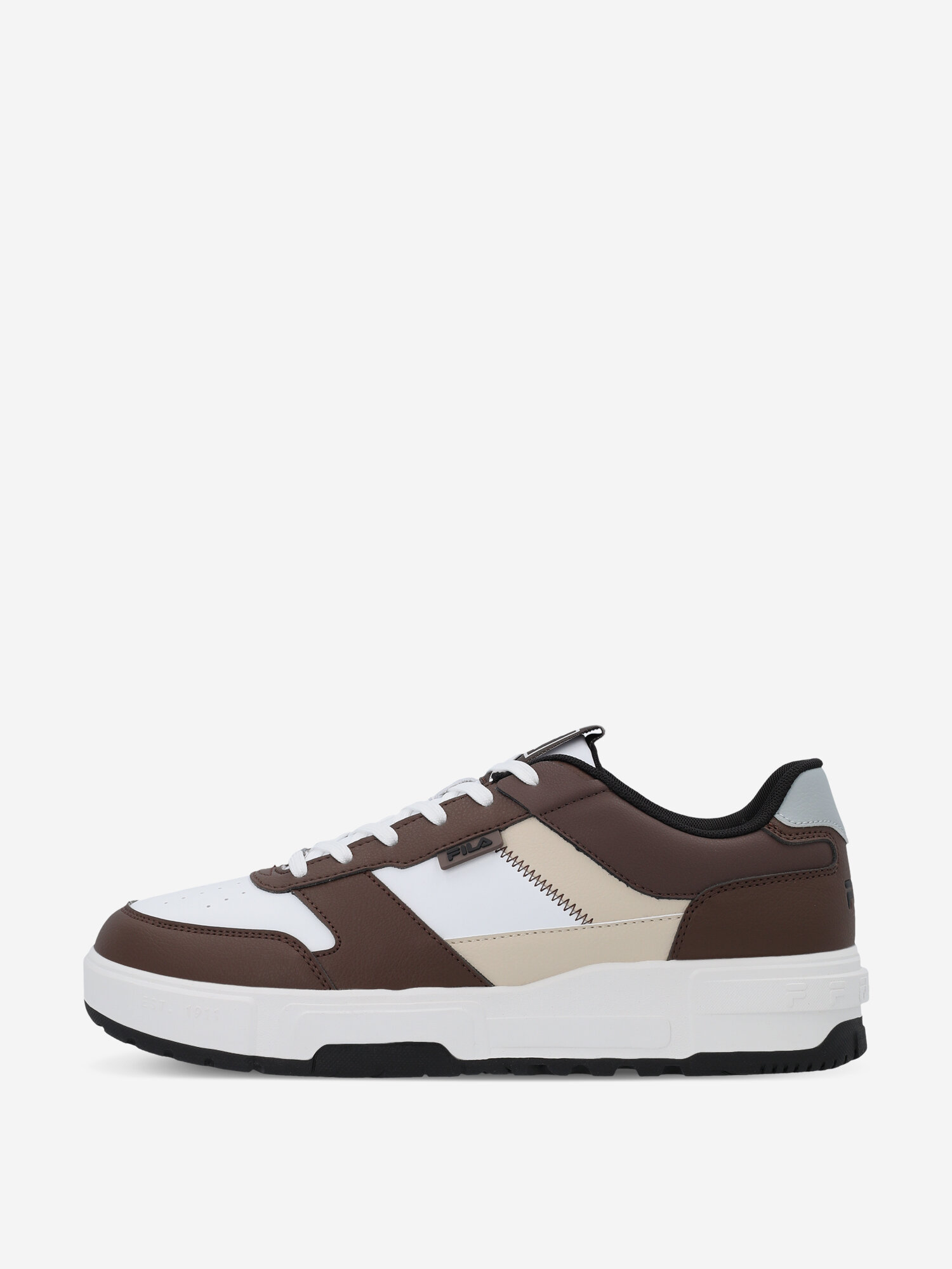 Кеды Fila FX-1000 LOW M, размер 43.5, коричневый/белый — фото 1