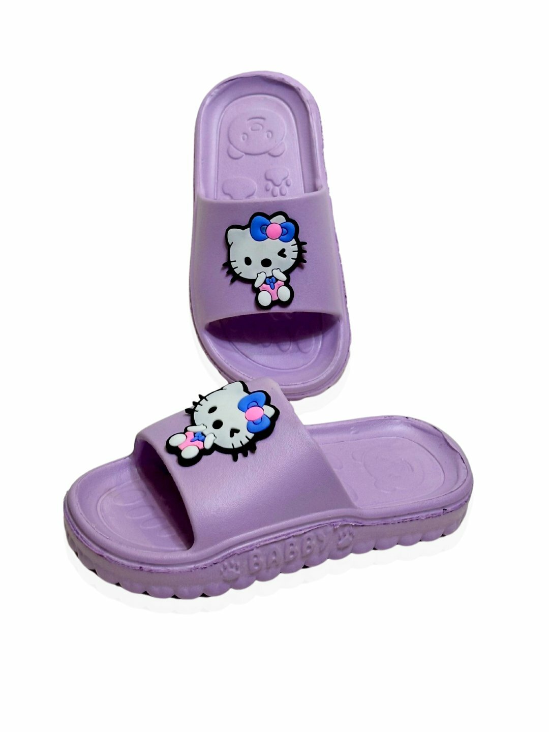 Шлёпанцы, размер 27-28, фиолетовый/розовый — фото 1