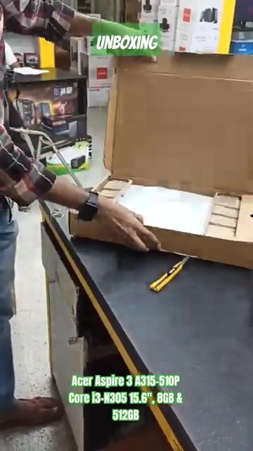 Ноутбук Acer Aspire 3 A315-510P 15.6'FHD Core i3-N305(13-го поколения)/DDR5 8GB/SSD 256GB — фото 1