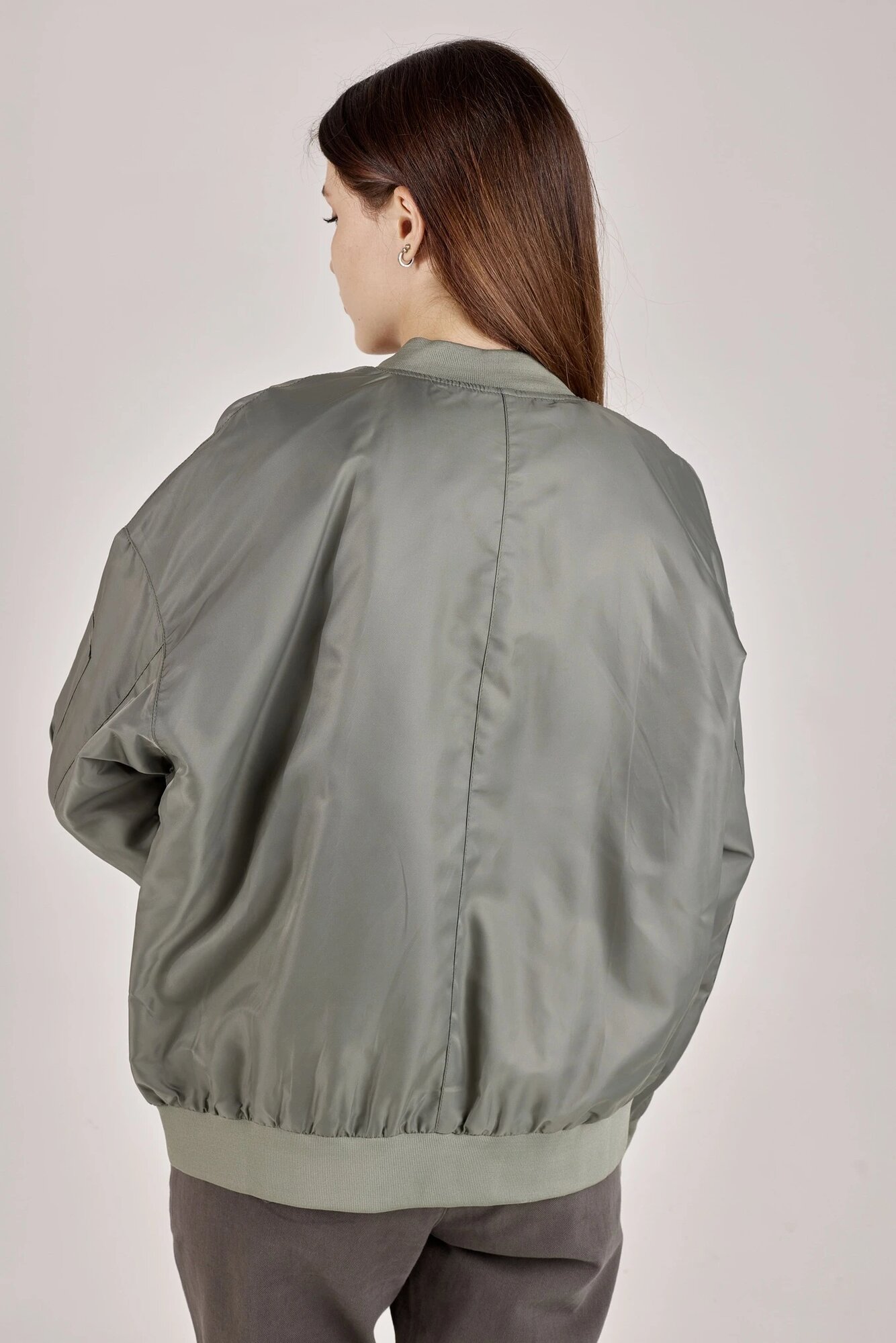 Бомбер Selfie, размер L, хаки — фото 1