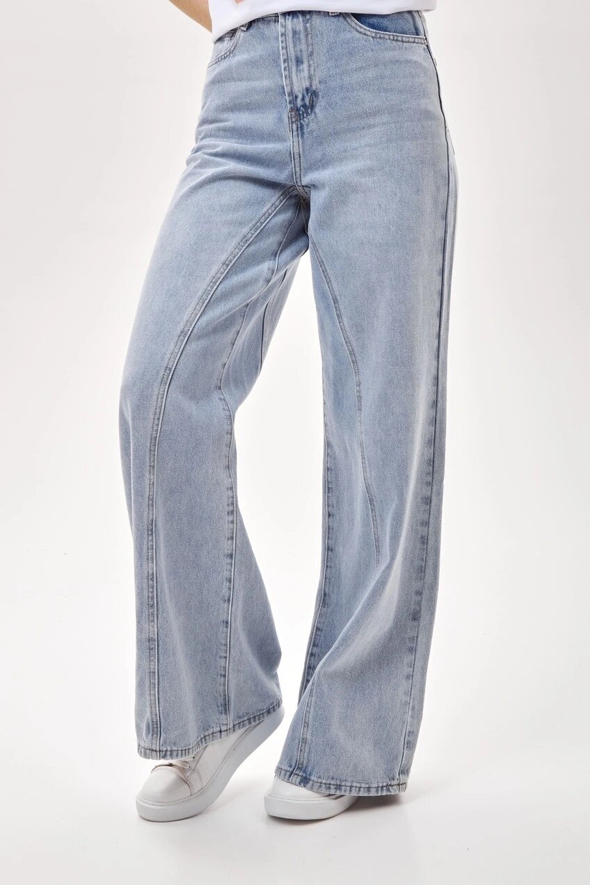 Джинсы Selfie, размер 26/30, голубой — фото 1