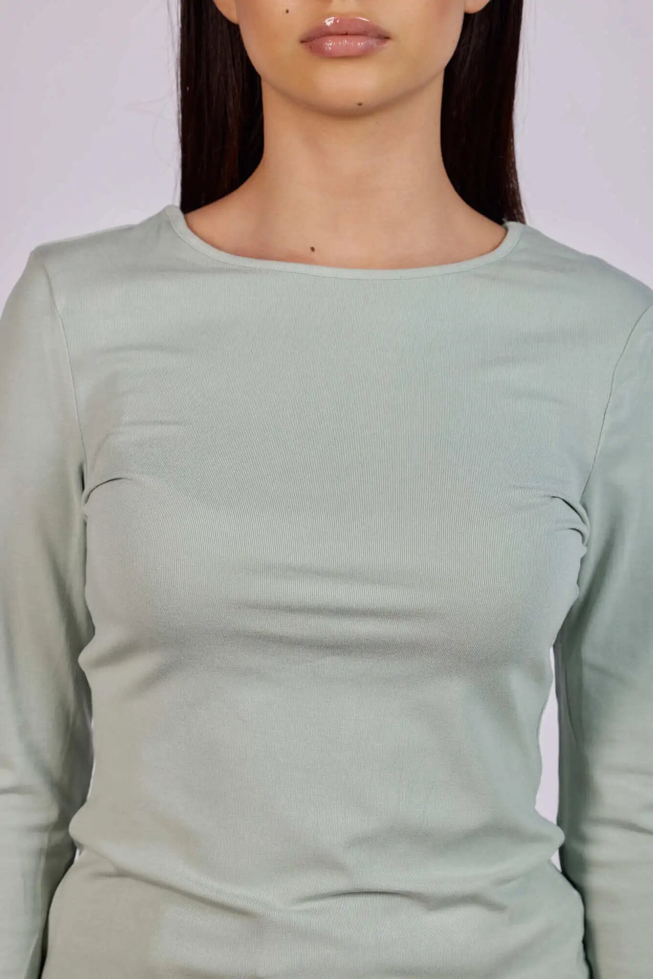 Лонгслив Selfie, размер S, , светло-зеленый — фото 1