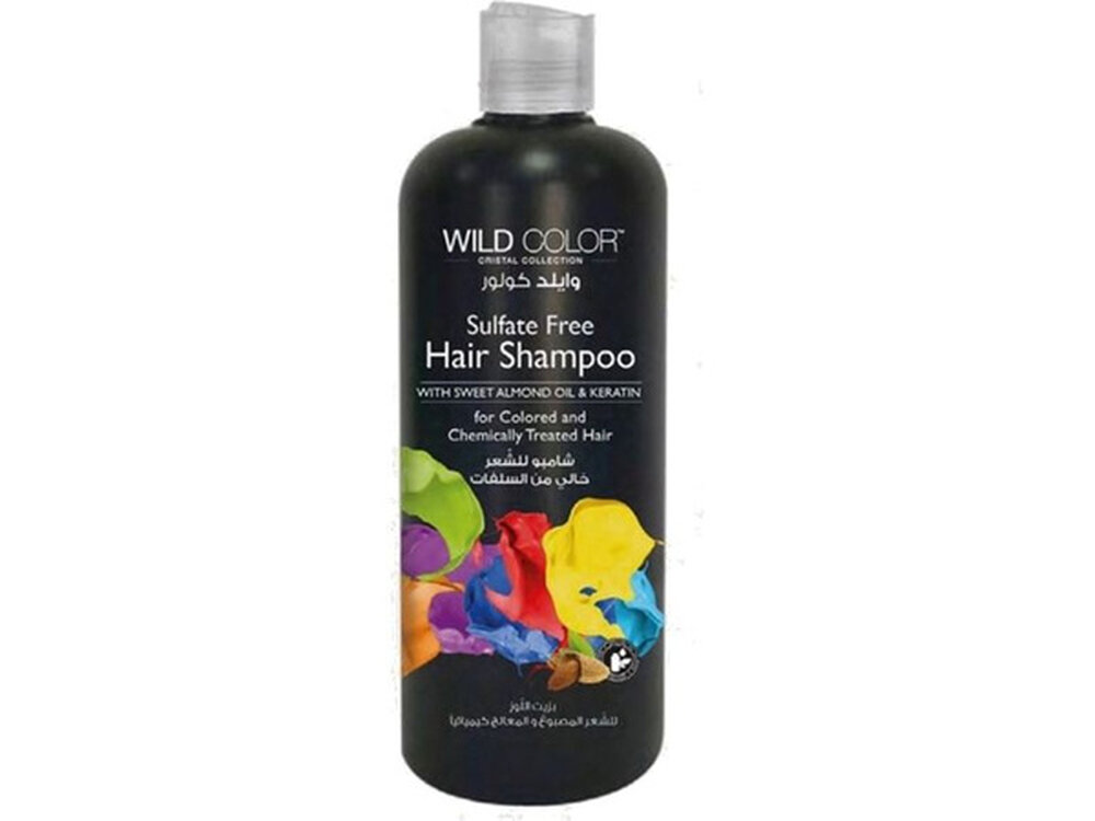 Wild Color Sulfate Free Вайлд Колор Бессульфатный шампунь для окрашенных волос с маслом миндаля 500 мл -