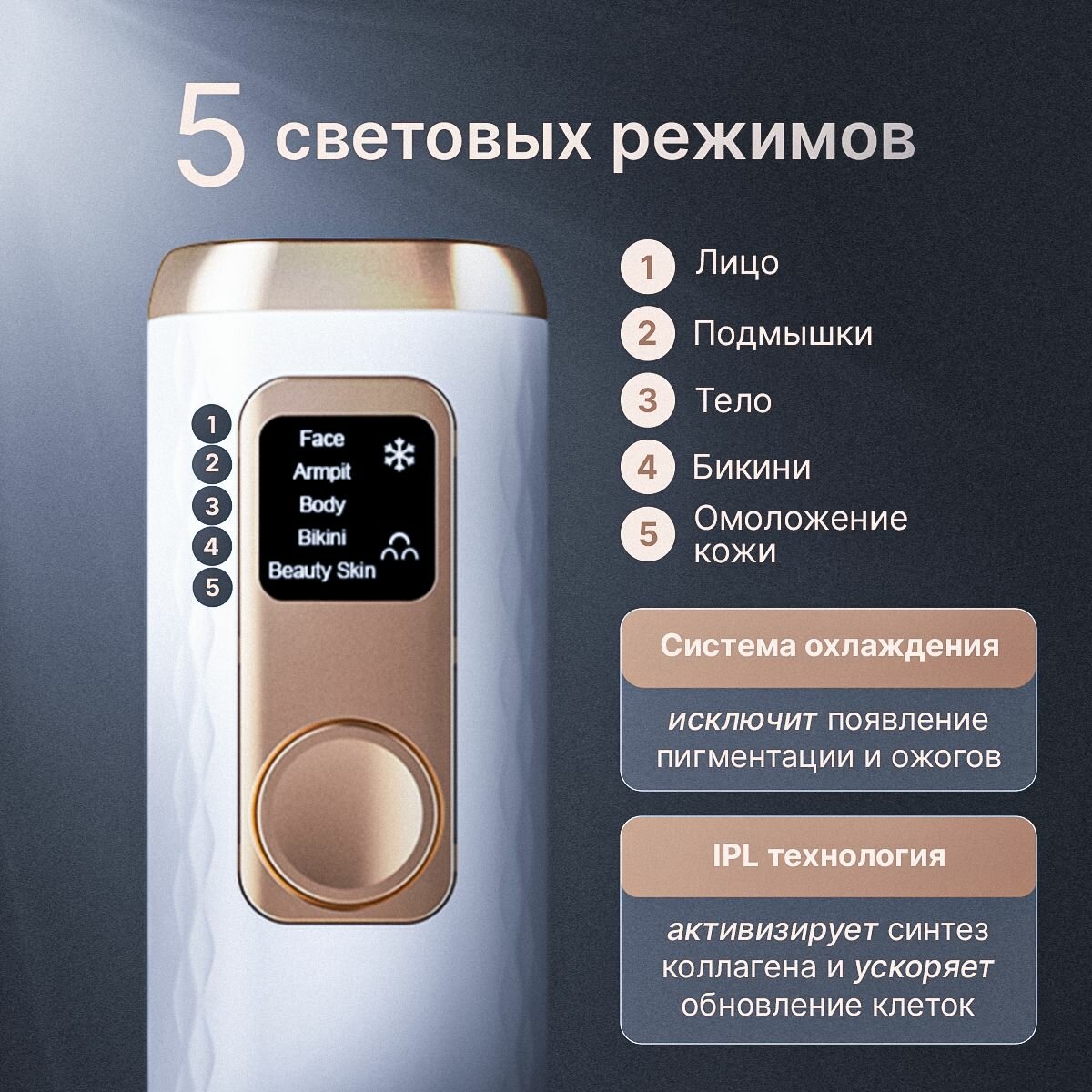 Изображение Xiaomi Фотоэпилятор 1095C