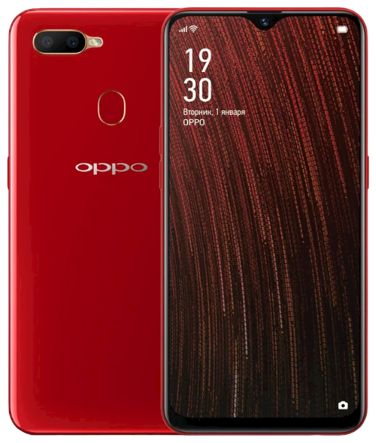 Смартфон OPPO A5s 6/128 ГБ, Dual nano SIM, красный