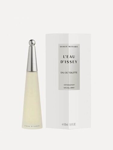 Изображение товара Туалетная вода для женщин Issey Miyake L'Eau d'Issey 50 мл, цветочный водяной свежий аромат