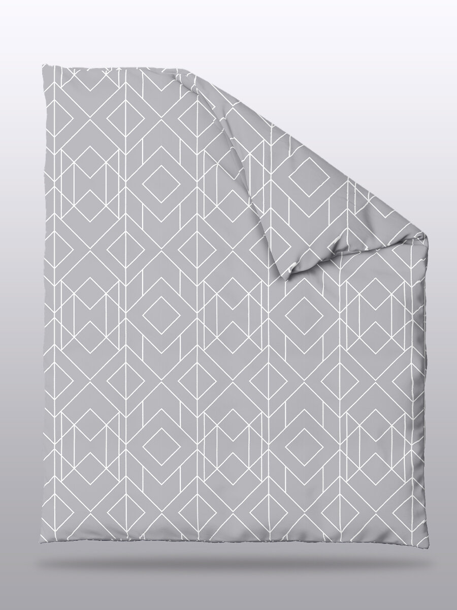 Пододеяльник Василиса 15-спальный 145х215 см Бязь хлопок 100% Каро-3