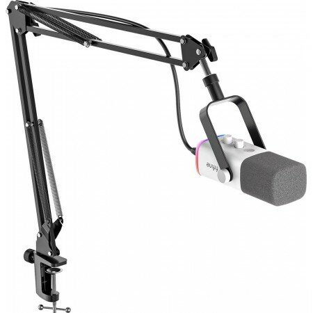 Проводной микрофон FIFINE AM8T (белый), динамический, 50-16000 Гц, разъем подключения USB Type-A