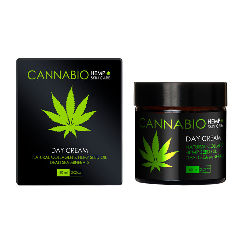 Крем для лица дневной `SEA OF SPA` CANNABIO с коллагеном и конопляным маслом, 60 мл