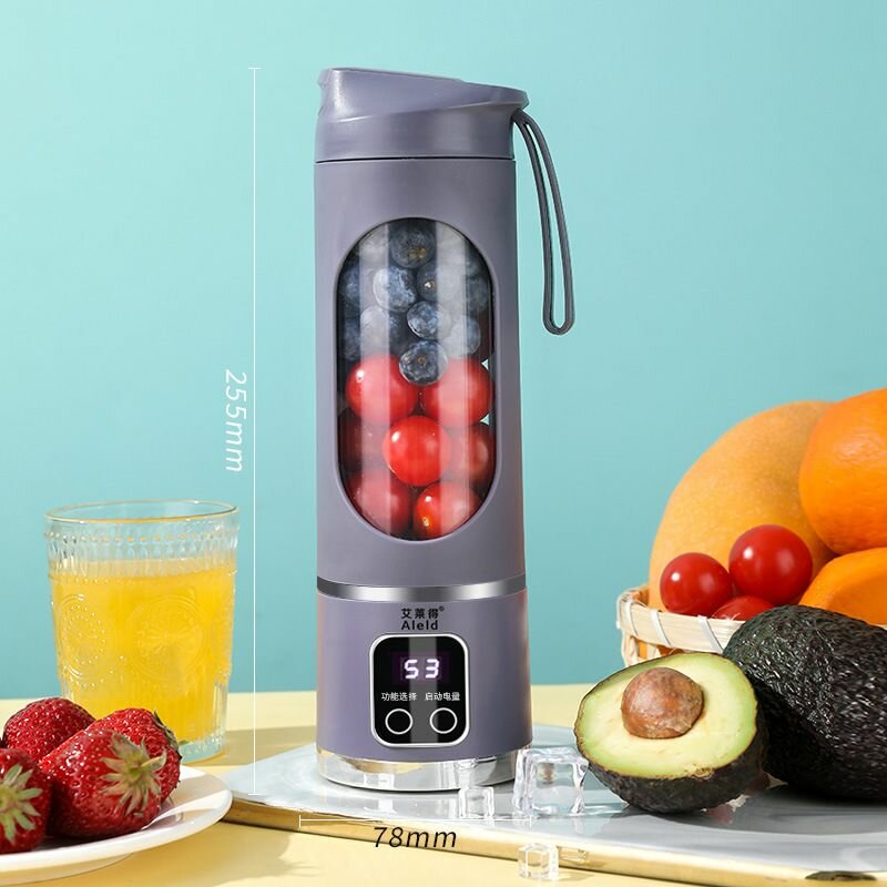 Портативный блендер для смузи HS-860, сиреневый