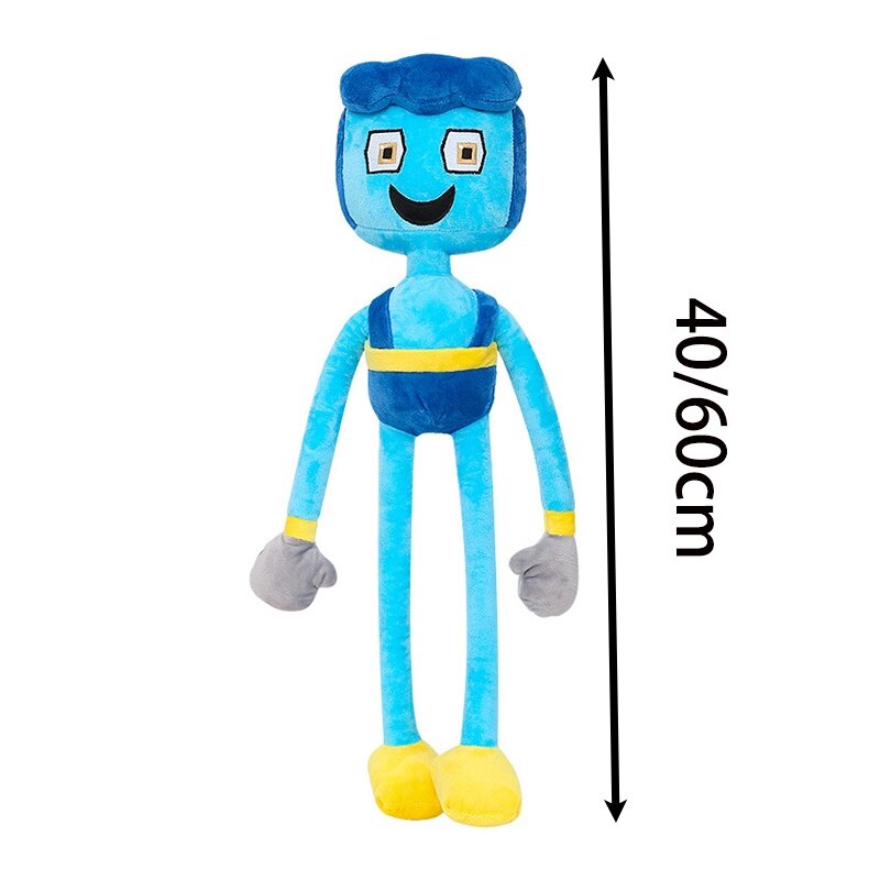 Плюшевая игрушка Daddy Huggy Wuggy с длинными ногами из игры Poppy Playtime — для детей и геймеров