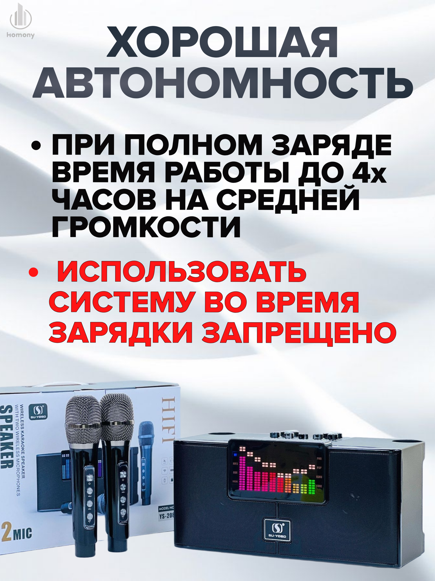 Система караоке SDRD SD 306 — фото 1
