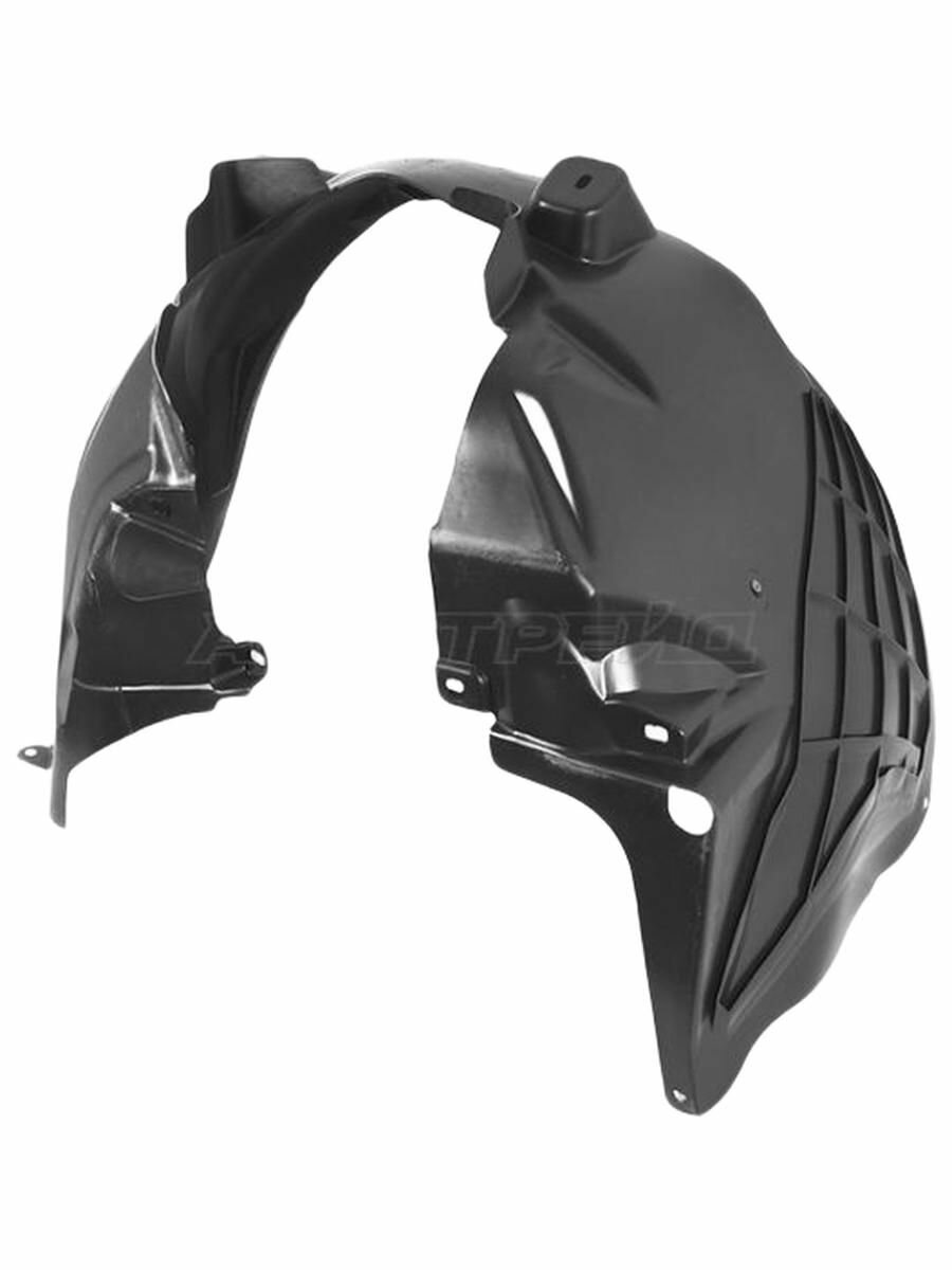 Подкрылок AKRADO, для Opel Corsa, передний, левый, черный, 1шт