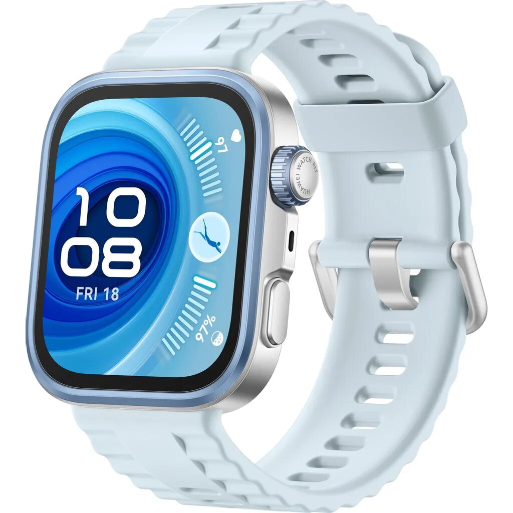 Умные часы HUAWEI Watch FIT 4 Pro (2025), (SYA-B29), Голубой, (55020FAH)