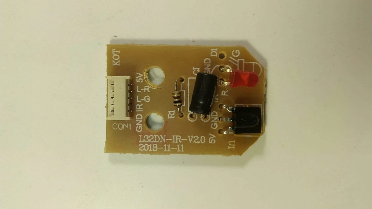 Плата фотоприемника L32DN-IR-V2.0 для 40Pl53Tc Lcd Телевизор Polarline Плата управления арт. 10902