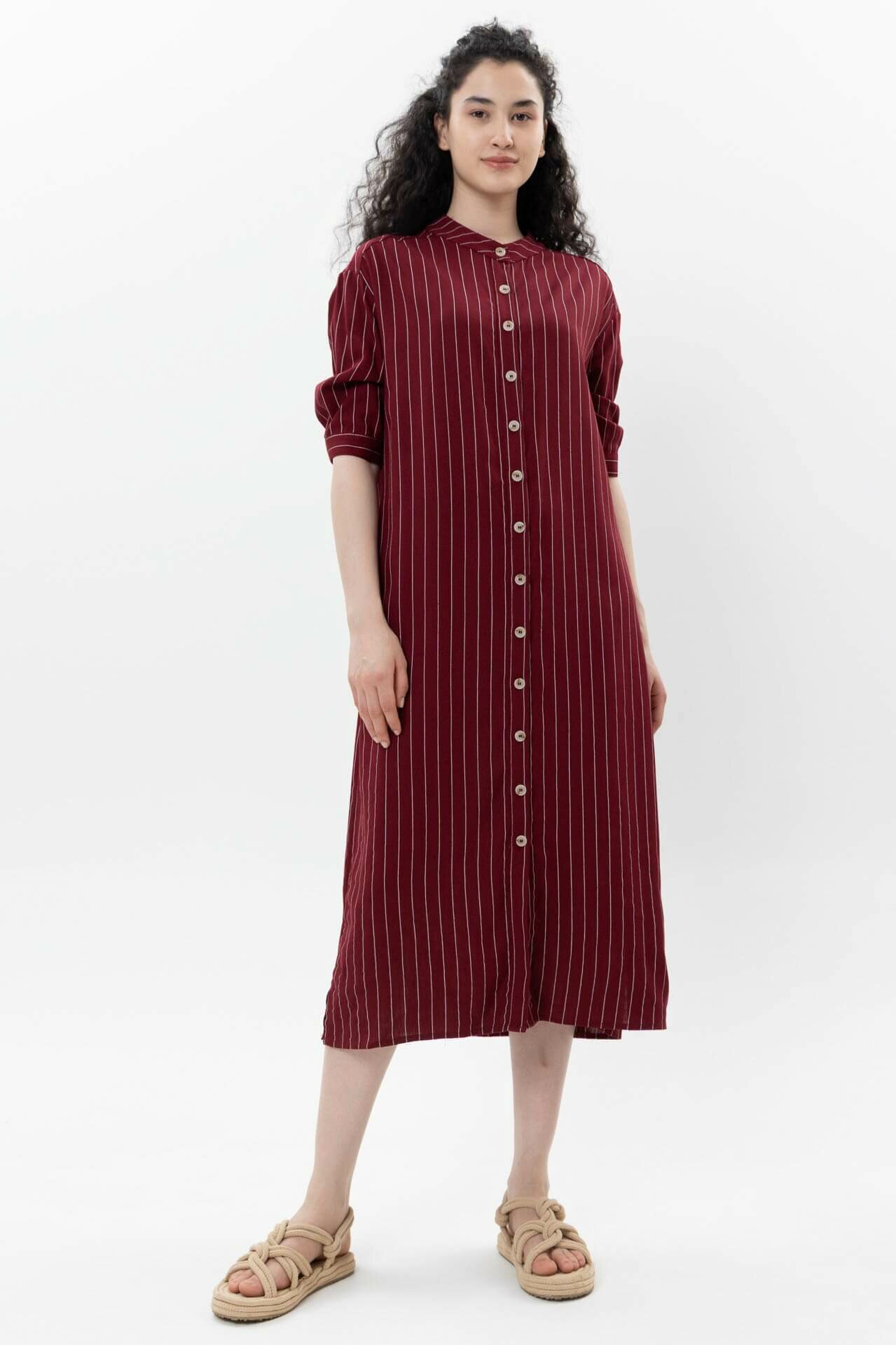 Платье TERRA PRO, размер M, dark red