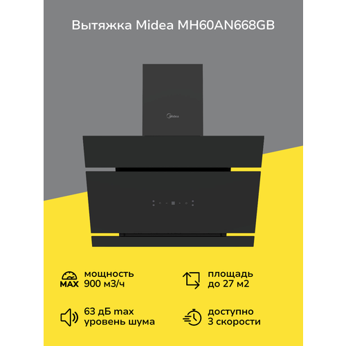 Вытяжка Midea MH60AN668GB