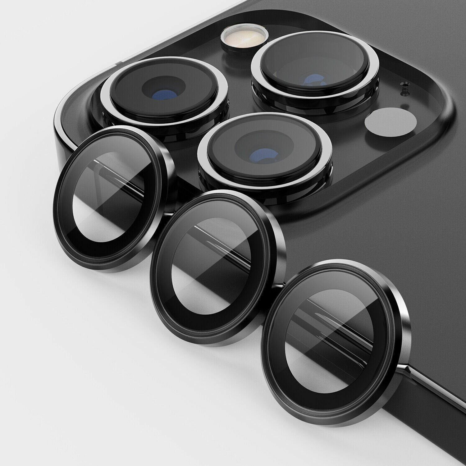 Защитное линзы для камери iPhone 13 Pro/Max, олеофобное покрытие, Umbos