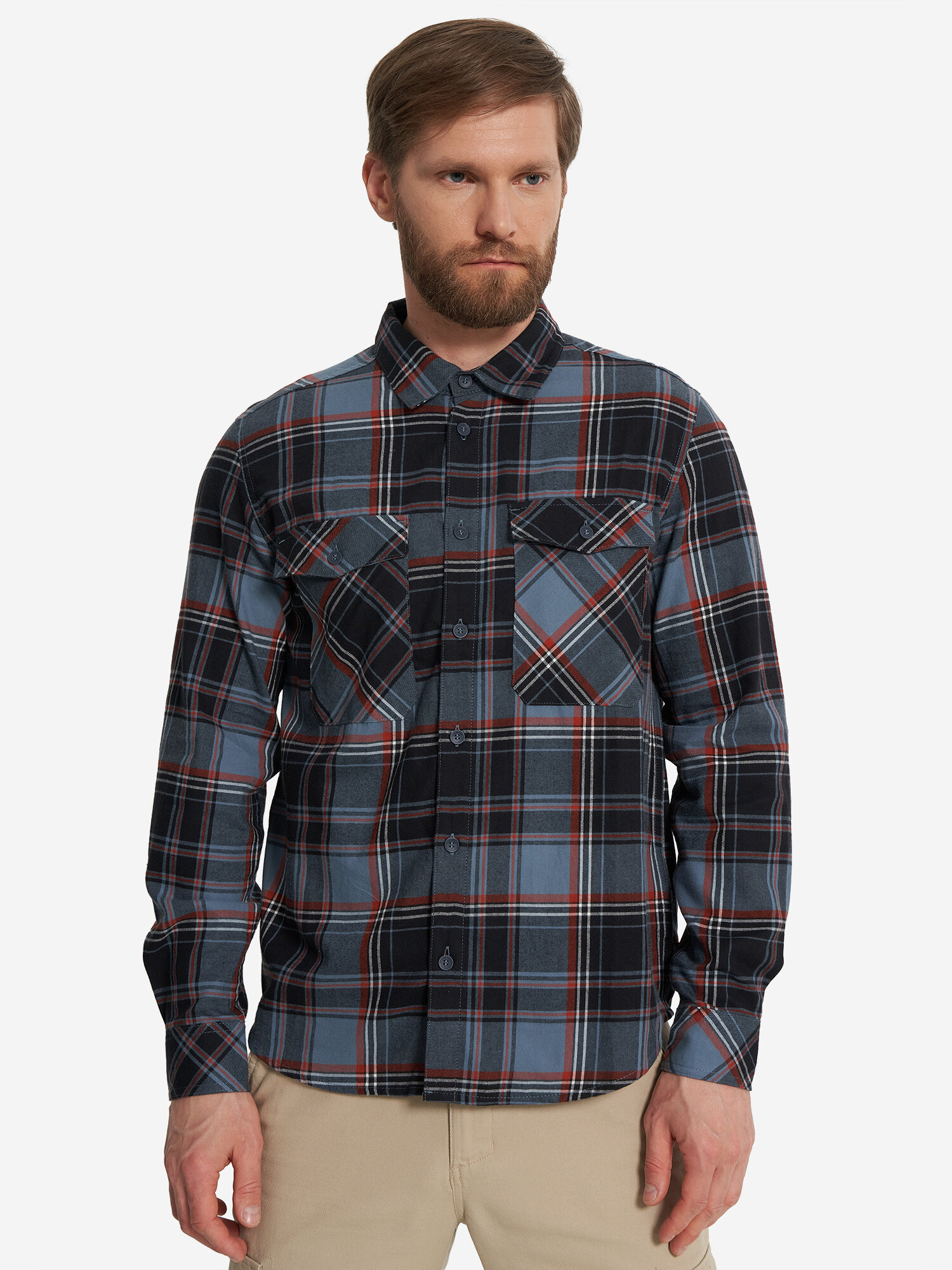 Рубашка OUTVENTURE, размер 50, синий — фото 1