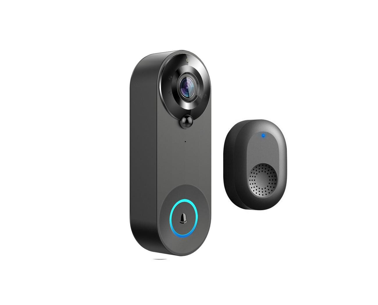 Tuya Wi Fi IP домофон для входной двери iHome Sw3 Tuya  1080P   W4751RU  камера 2MP  с датчиком движения и записью  Видео глазок для двери