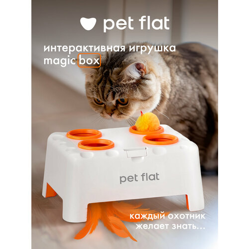 Интерактивная игрушка дразнилка для кошек Magic Box Pet Flat