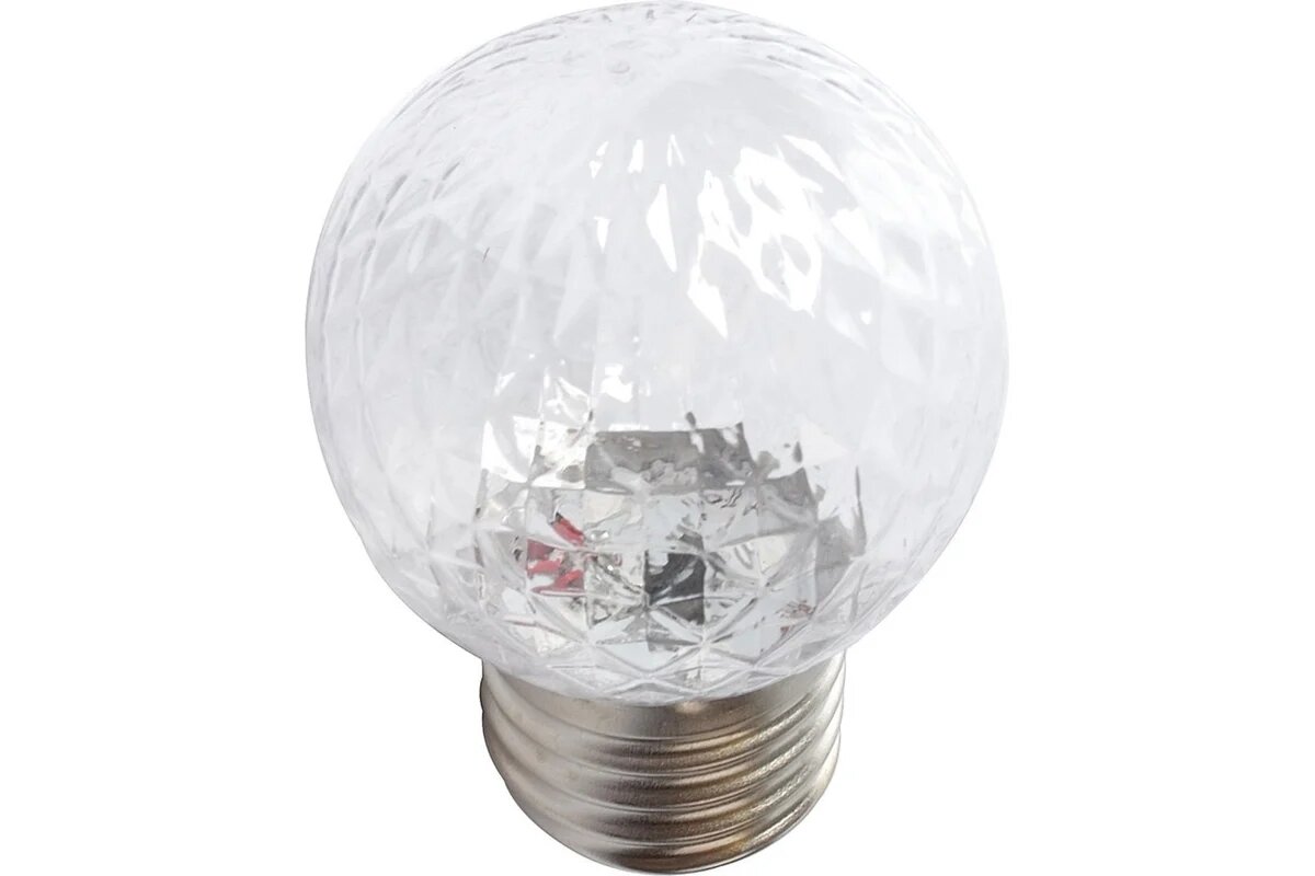 Декоративная светодиодная лампа Volpe led-d45-1w/3000k/e27/cl/с pineapple UL-00010064