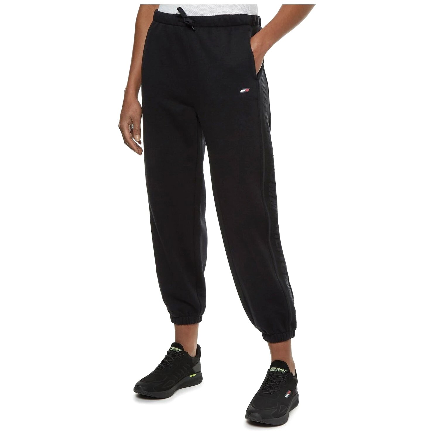 Брюки TOMMY HILFIGER, размер XS, черный