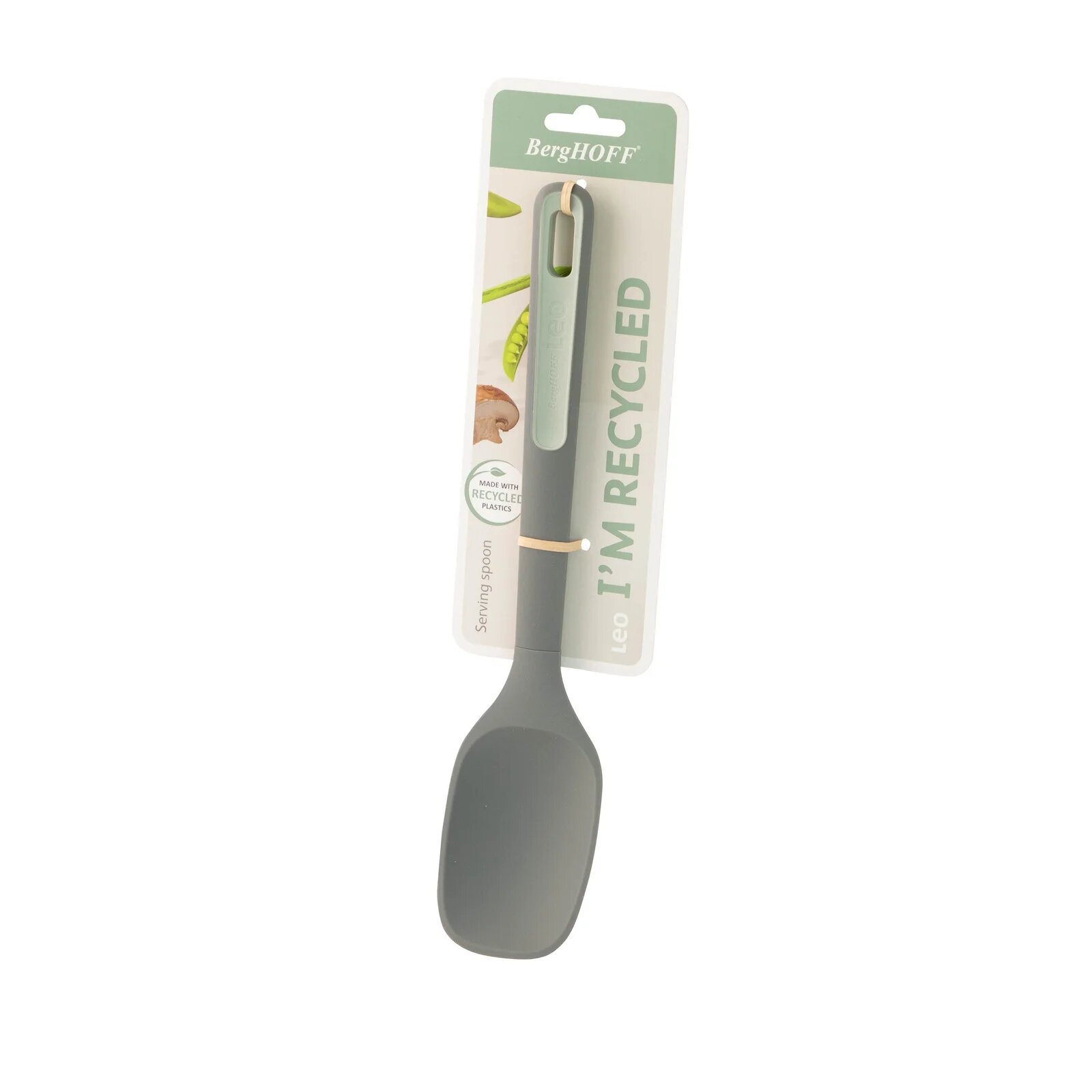 Сервировочная ложка BergHOFF Leo Balance 3950413, нейлон, силикон, цвет серый