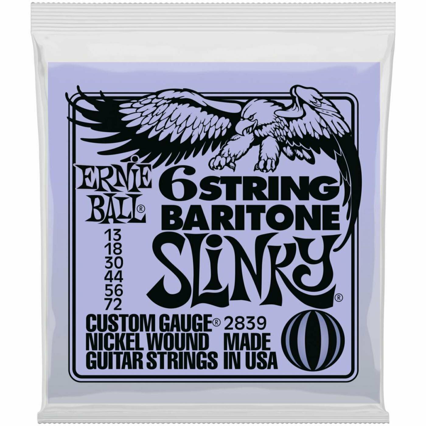 Комплект струн для электрогитары Ernie Ball 13-72 2839