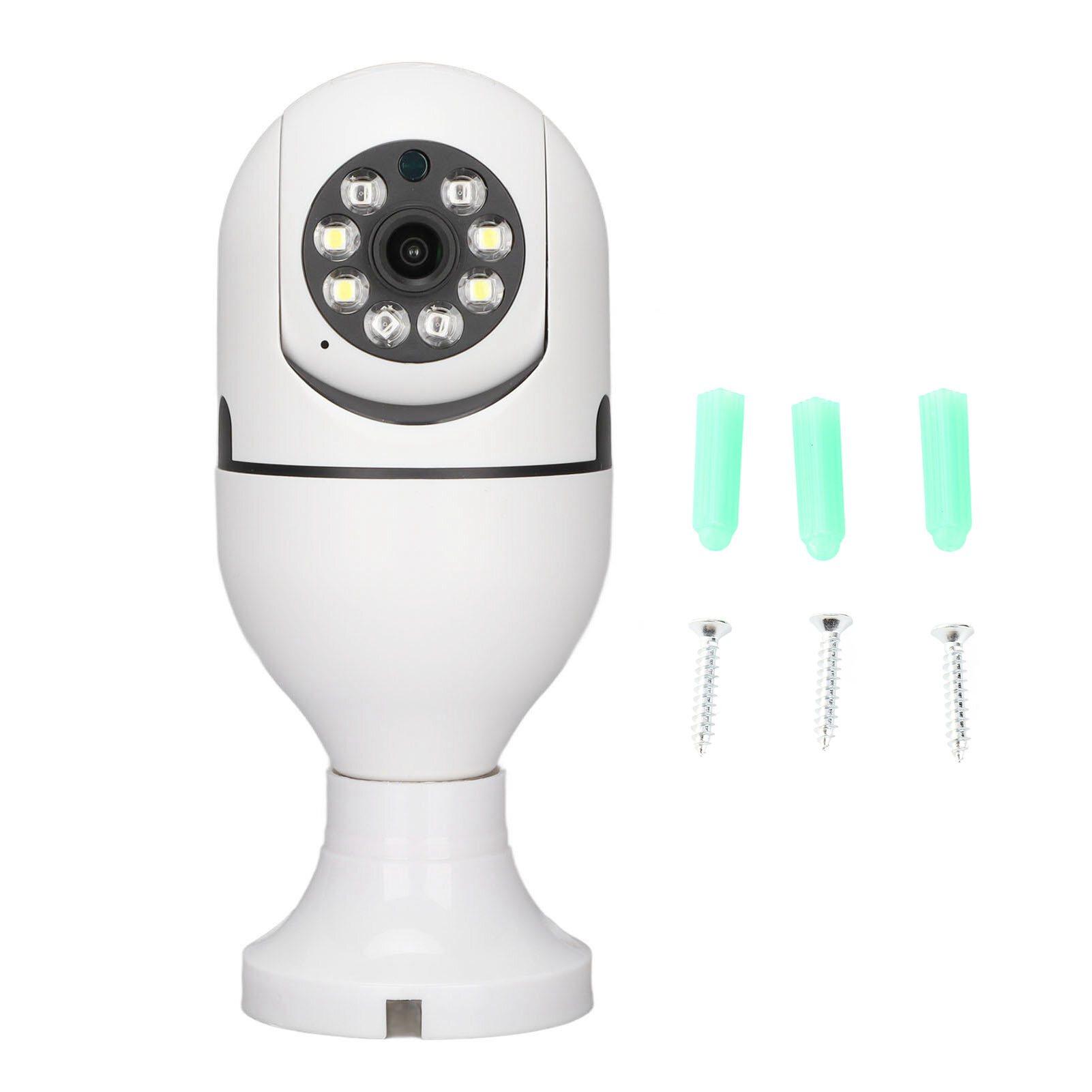 E27 Лампочка Wi -Fi Smart Camera 1080p Удаленное воспроизведение в реальном времени.