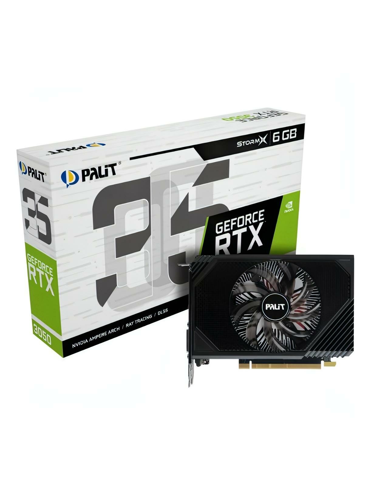 Видеокарта Palit NVIDIA GeForce RTX 3050 StormX V1 6GB [ne63050018je-1072f]