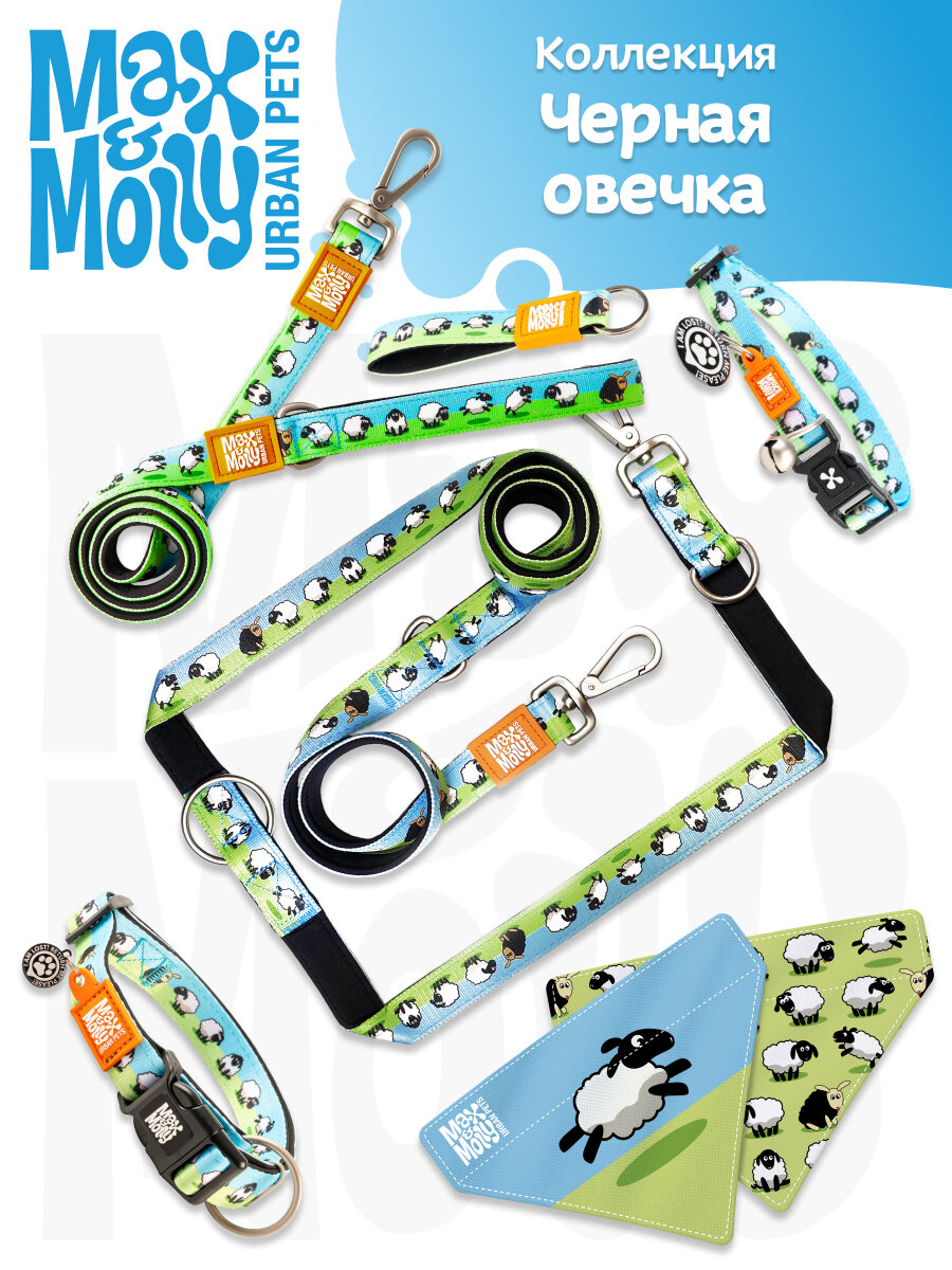 Max & Molly Smart ID ошейник для собак Голубой океан (L)