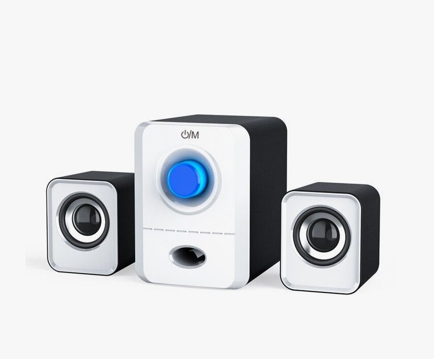 Колонки саббуфер Kisonli U-2900BT 2.1 для Компьютера, ноутбука, телефона 5W+2x3W bluetooth