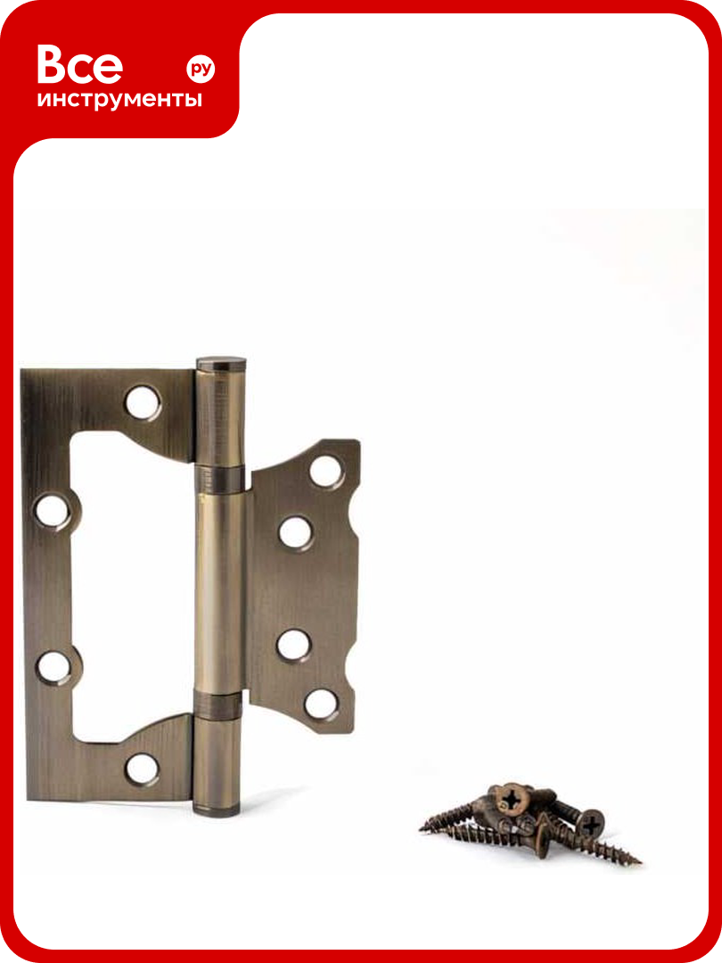 Накладная петля Vanger 100х75х2-P2-AB 27730