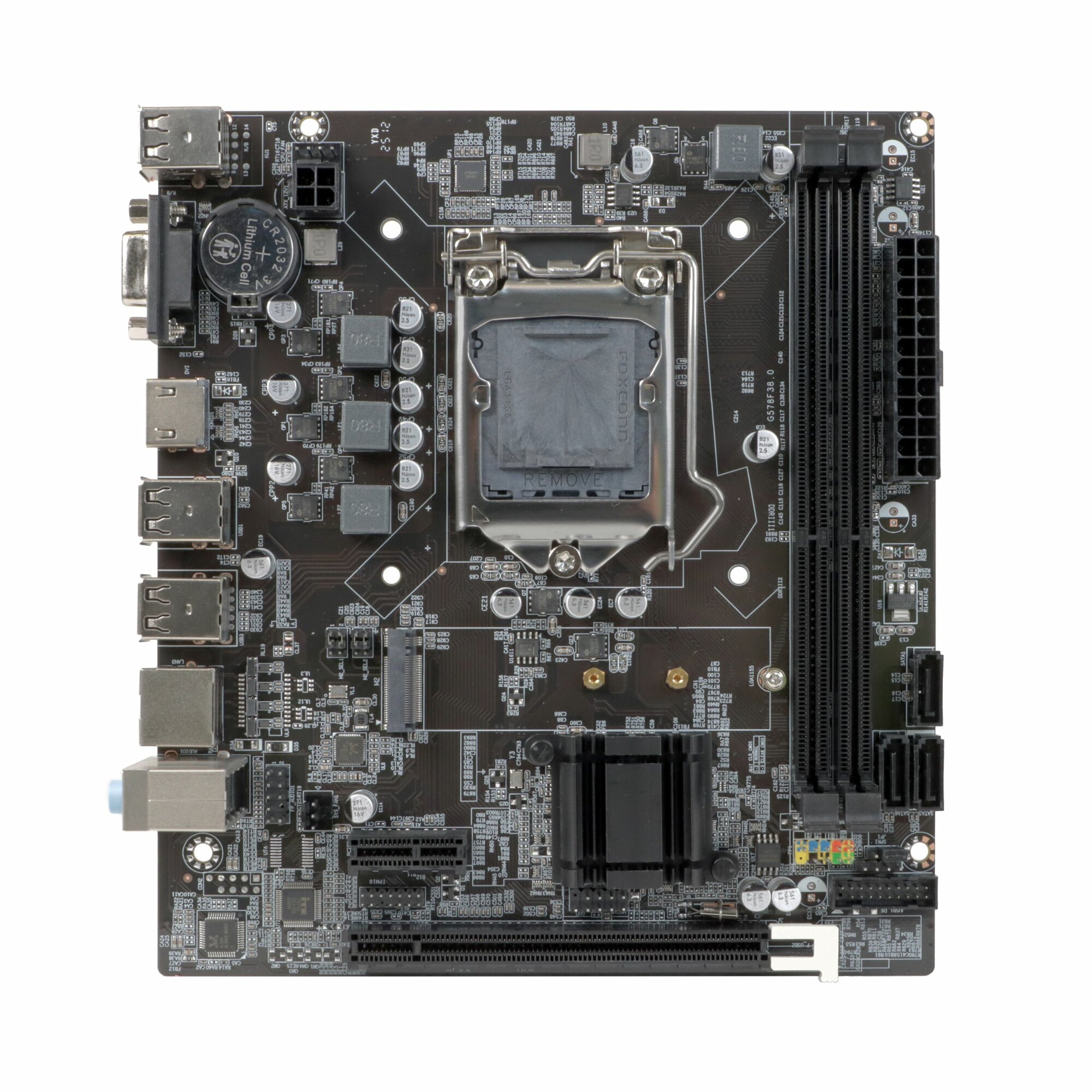 Материнская плата BaseTech H61M-K, Socket1155, mATX, Retail