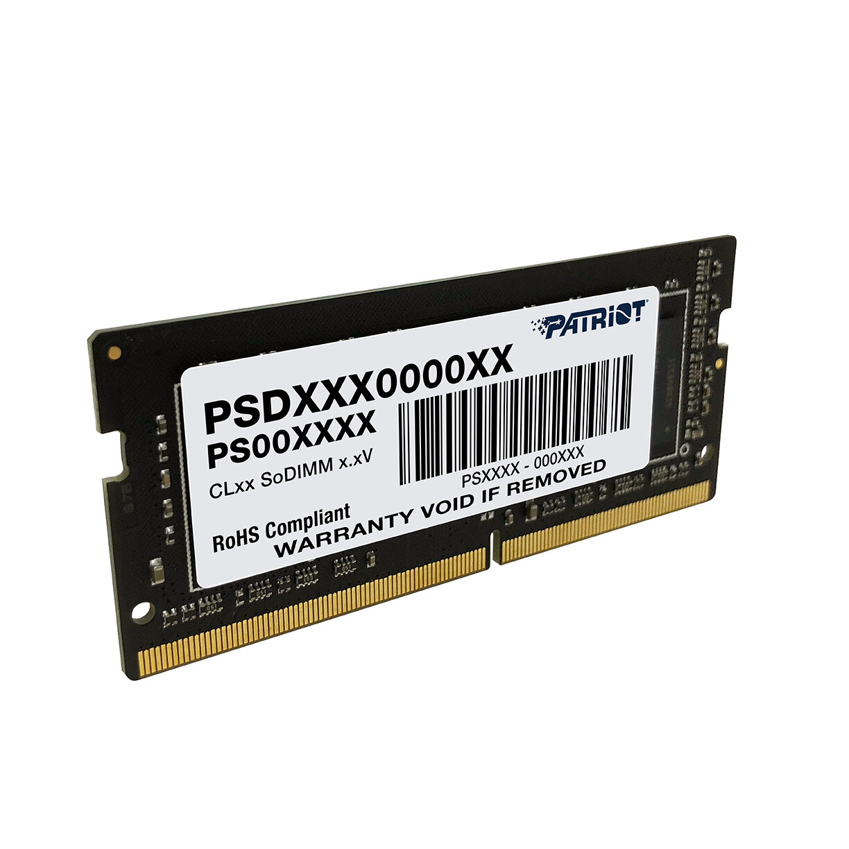 Оперативная память Patriot Signature PSD416G240081S DDR4 - 1x 16ГБ 2400МГц, для ноутбуков (SO-DIMM), Ret
