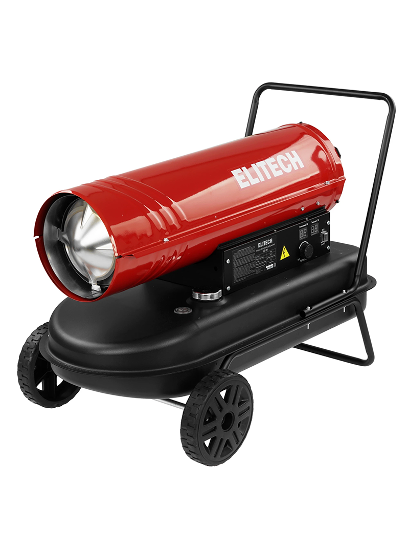 Тепловая пушка ELITECH DP 30 жидкотопливная тепловая мощность 30кВт производительность до 1400м3/ч